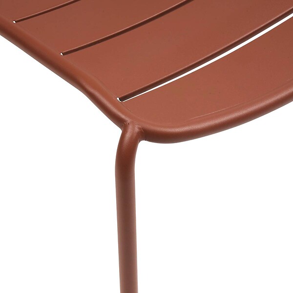 HESPERIDE - Chaise de jardin empilable Alegoria acajou - large