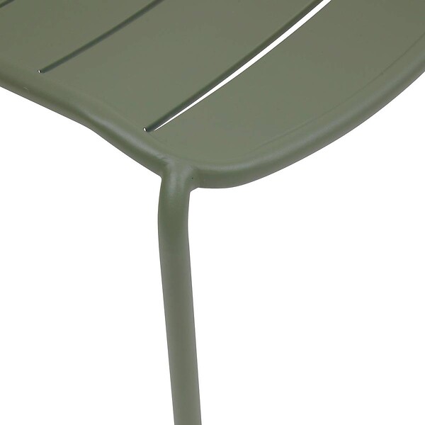 HESPERIDE - Chaise de jardin empilable Alegoria vert laurier - large