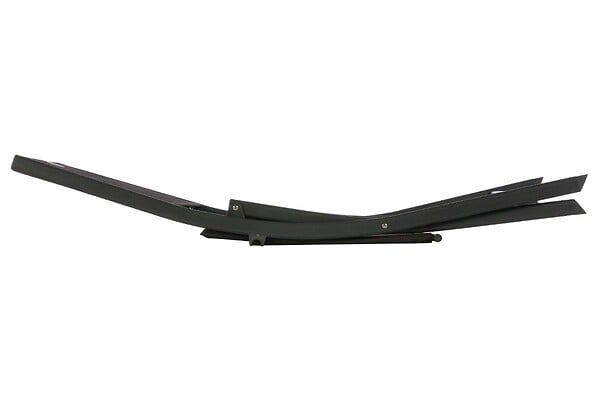 HESPERIDE - Lot de 4 chaises de jardin pliantes "Modula" anthracite & graphite acier traité époxy - large