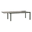 HESPERIDE - Table de jardin 12 places Evasion extensible lin laurier - vignette