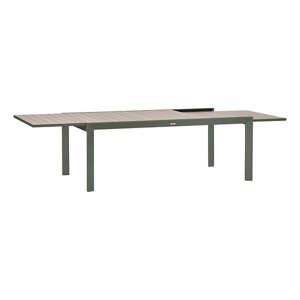 HESPERIDE - Table de jardin 12 places Evasion extensible lin laurier - large