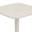 HESPERIDE - Table haute de jardin 2 places Alegoria 70x70cm argile - vignette