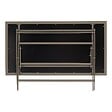 HESPERIDE - Table de jardin 6 places Azua pliable café 150x80cm - vignette