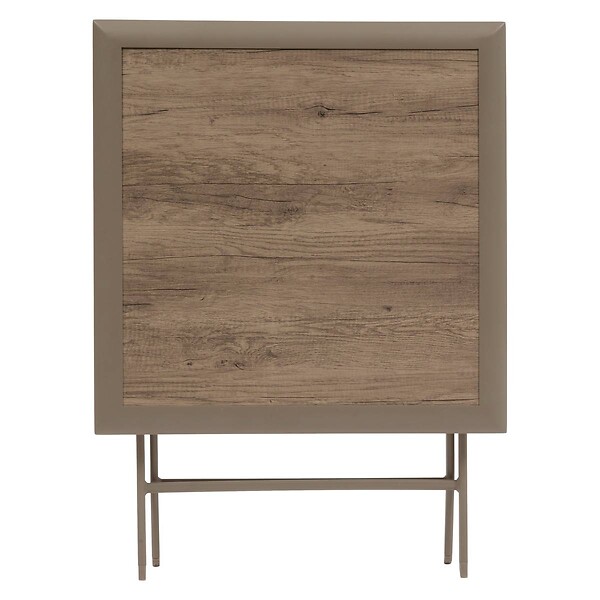HESPERIDE - Table de jardin 2 places Azua pliable café 71x71cm - large
