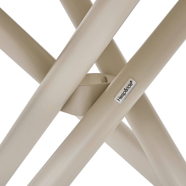 HESPERIDE - Table de jardin 4 places Nebullia D105cm argile - large