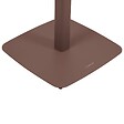 HESPERIDE - Table haute de jardin 2 places Alegoria 70x70cm acajou - vignette