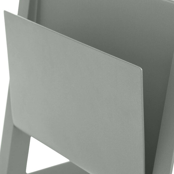 HESPERIDE - Table d''appoint de jardin carrée "Allure" vert laurier 55x45x55cm - large