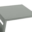 HESPERIDE - Table d''appoint de jardin carrée "Allure" vert laurier 55x45x55cm - vignette