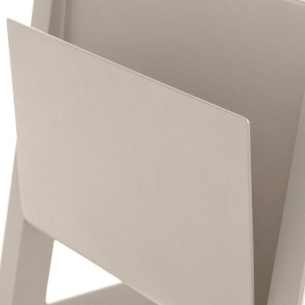 HESPERIDE - Table d'appoint de jardin carrée "Allure" argile 55 x 45 x 55cm en aluminium - large