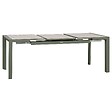 HESPERIDE - Table de jardin 8 places extensible Evasion beige lin/laurier - vignette