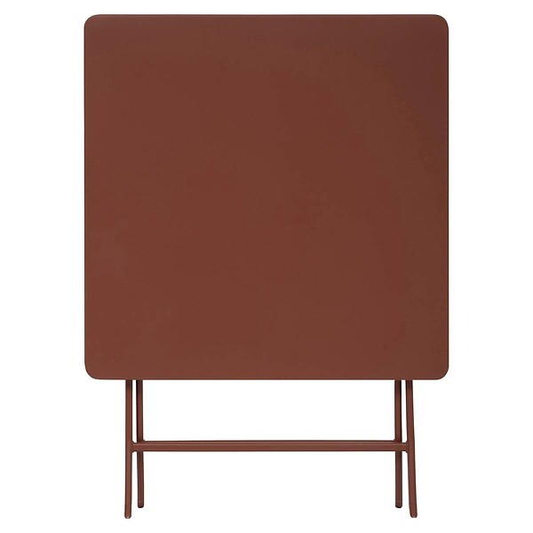 HESPERIDE - Table de jardin Greensboro 2 places pliable 70x70cm acajou - large
