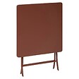 HESPERIDE - Table de jardin Greensboro 2 places pliable 70x70cm acajou - vignette