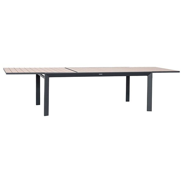 HESPERIDE - Table de jardin 12 places Evasion extensible honey graphite - large