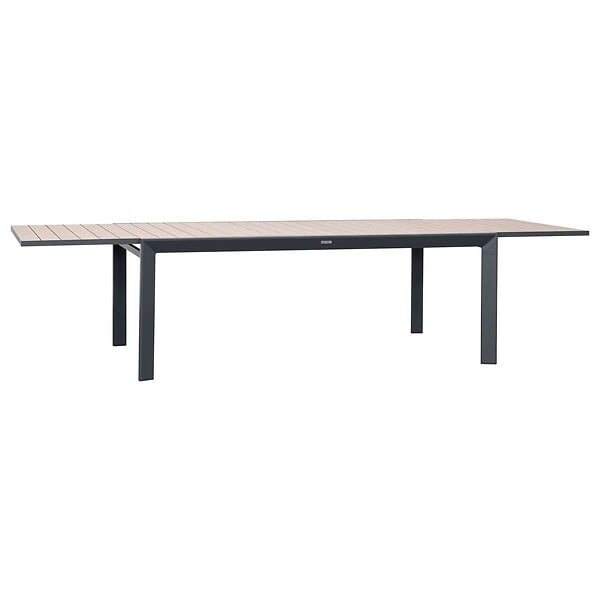 HESPERIDE - Table de jardin 12 places Evasion extensible honey graphite - large