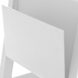 HESPERIDE - Table d'appoint de jardin carrée "Allure" blanc 55x45x55cm en aluminium traité époxy - vignette