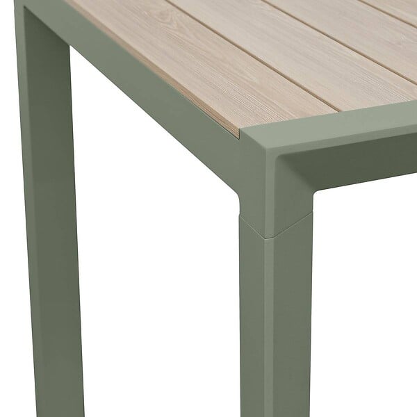HESPERIDE - Table de jardin 4 places Evasion beige lin/laurier - large