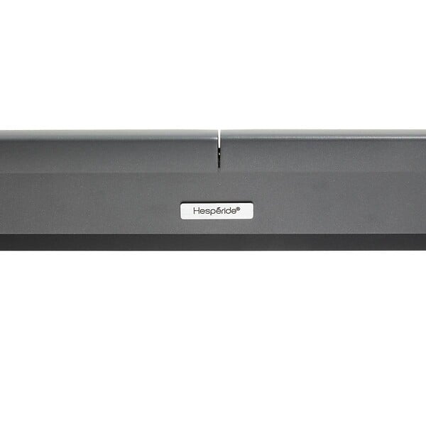 HESPERIDE - Table de jardin 10 places Pavane extensible gris graphite - large