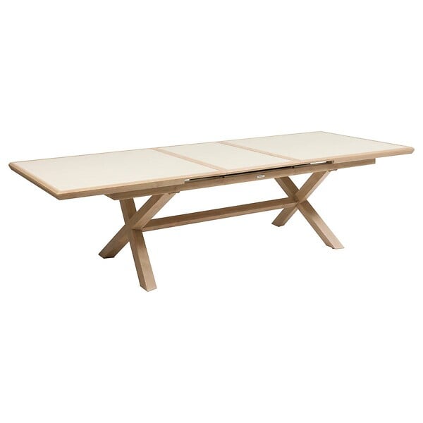HESPERIDE - Table de jardin 10 places Axiome extensible argile - large