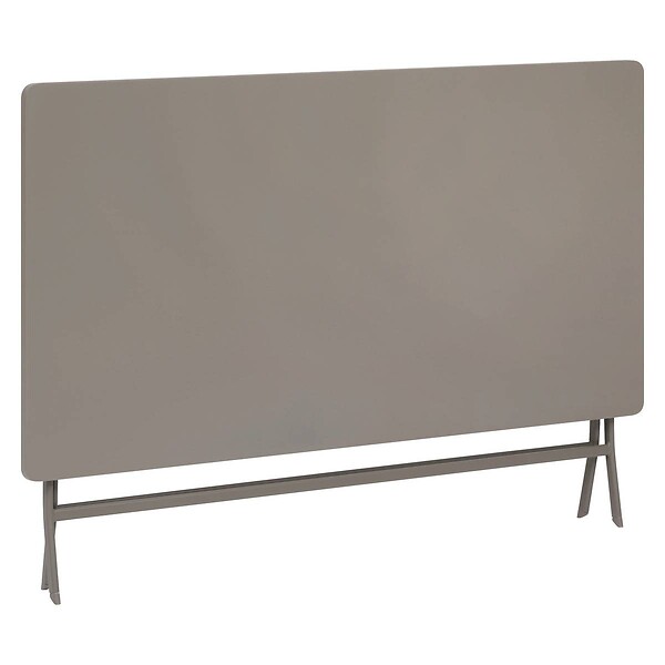 HESPERIDE - Table de jardin Greensboro 6 places pliable café 150x80cm - large
