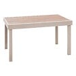 HESPERIDE - Table de jardin 12 places Piazza extensible argile - vignette