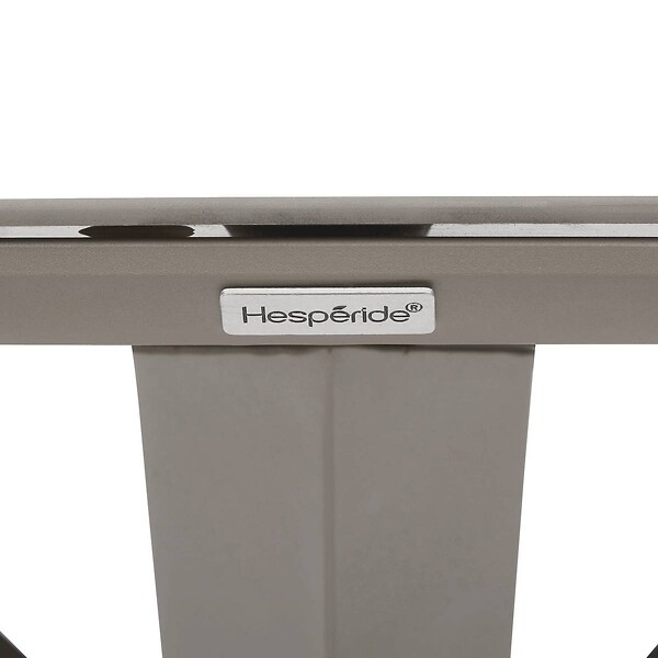 HESPERIDE - Table de jardin 6 places Oryon D130cm café - large