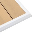 HESPERIDE - Table de jardin "Axiome" eucalyptus & blanc 8 places - vignette
