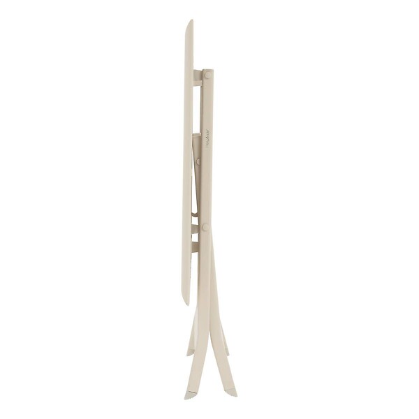 HESPERIDE - Table de jardin 4 places Azua pliable beige 110x71cm - large