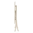 HESPERIDE - Table de jardin 4 places Azua pliable beige 110x71cm - vignette