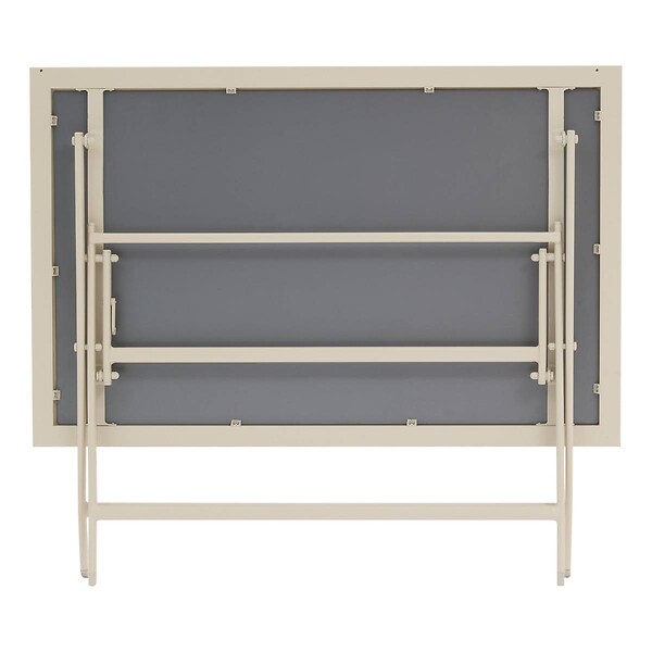 HESPERIDE - Table de jardin 4 places Azua pliable beige 110x71cm - large