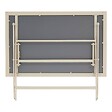 HESPERIDE - Table de jardin 4 places Azua pliable beige 110x71cm - vignette