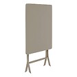 HESPERIDE - Table de jardin Greensboro 2 places pliable café 70x70cm - vignette