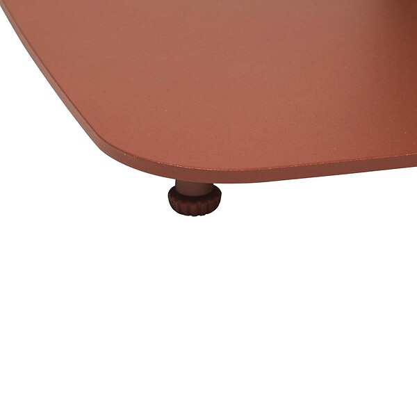 HESPERIDE - Table de jardin 2 places Alegoria 70x70cm acajou - large