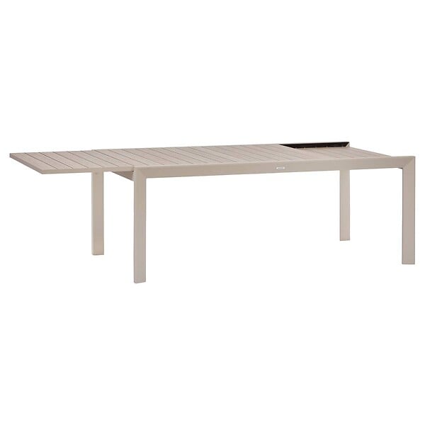 HESPERIDE - Table de jardin 12 places Evasion extensible lin argile - large