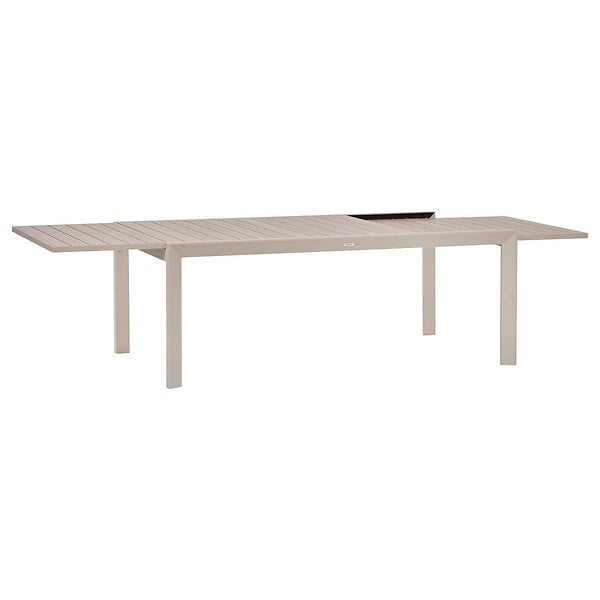 HESPERIDE - Table de jardin 12 places Evasion extensible lin argile - large
