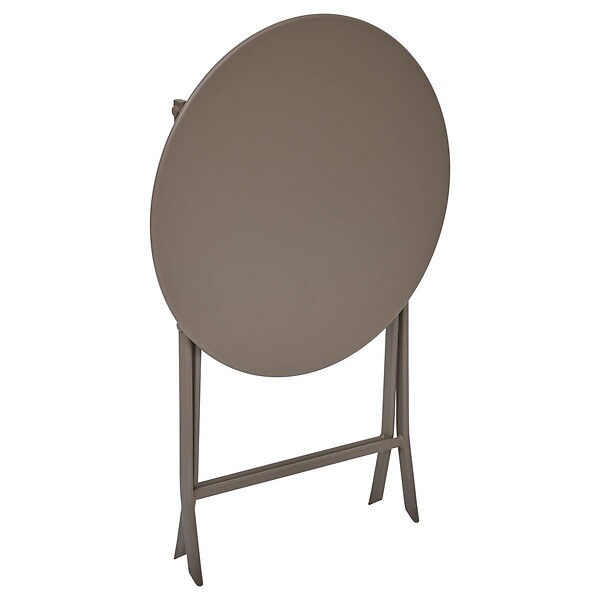 HESPERIDE - Table de jardin Greensboro 2 places pliable café D40cm - large