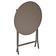 HESPERIDE - Table de jardin Greensboro 2 places pliable café D40cm - vignette