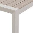 HESPERIDE - Table de jardin "Évasion" effet bois lin & argile 8 places lates en aluminium - vignette