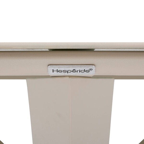 HESPERIDE - Table de jardin 6 places Oryon D130cm argile - large