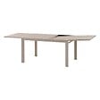 HESPERIDE - Table de jardin rectangulaire extensible coulissante Evasion  8/10 places lin et argile - Hespéride - vignette