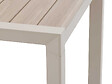 HESPERIDE - Table de jardin "Évasion" effet bois lin & argile 6 places lates en aluminium - vignette