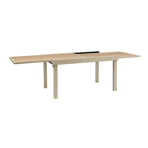 HESPERIDE - Table de jardin 10 places Piazza extensible argile - large