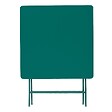HESPERIDE - Table de jardin 2 places Greensboro pliable 70x70cm vert opale - vignette