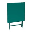 HESPERIDE - Table de jardin 2 places Greensboro pliable 70x70cm vert opale - vignette