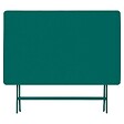 HESPERIDE - Table de jardin 4 places Greensboro pliables 110x70cm vert opale - vignette
