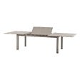 HESPERIDE - Table de jardin extensible "Allure" effet bois & avoine 12 places en aluminium - vignette