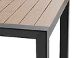 HESPERIDE - Table de jardin "Évasion" effet bois honey & graphite 8 places lates en aluminium - vignette