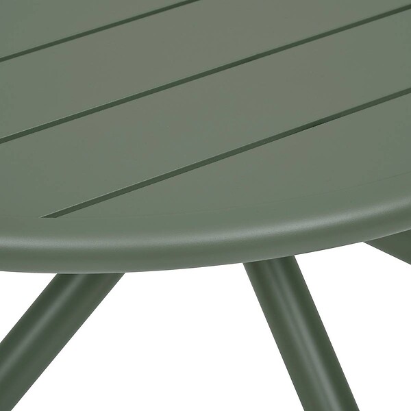 HESPERIDE - Table de jardin 4 places Nebullia D105cm vert laurier - large