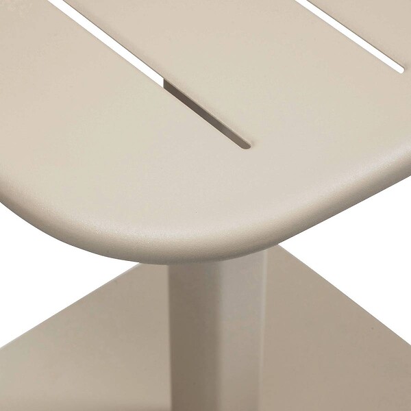 HESPERIDE - Table de jardin 2 places Alegoria 70x70cm argile - large