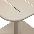 HESPERIDE - Table de jardin 2 places Alegoria 70x70cm argile - vignette