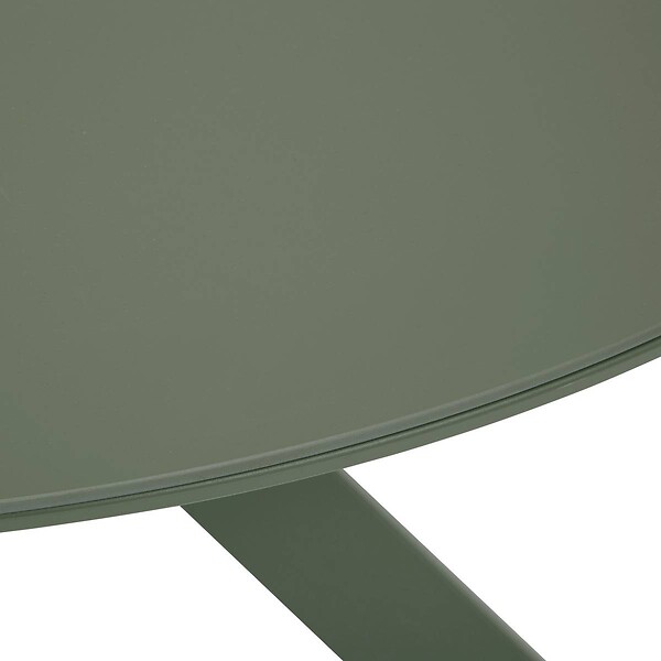 HESPERIDE - Table de jardin 6 places Oryon D130cm vert laurier - large